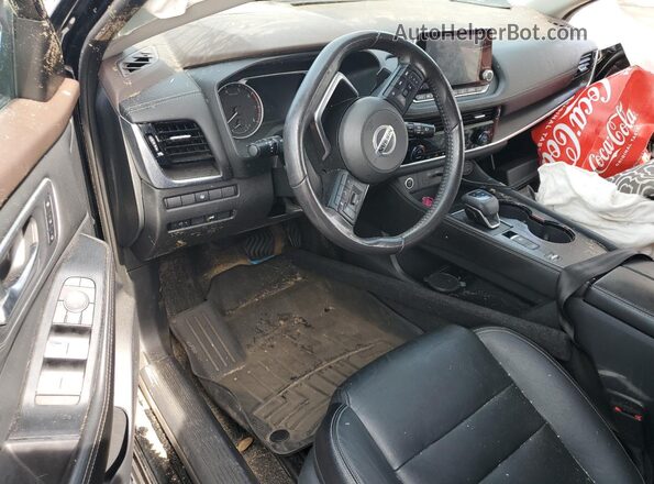5N1AT3CA2MC720580 2021 NISSAN ROGUE Black Dashboard view