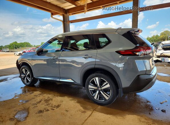 5N1AT3CA2MC828262 2021 NISSAN ROGUE Gray Rear left