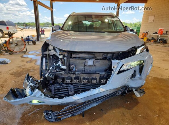 5N1AT3CA2MC828262 2021 NISSAN ROGUE Gray Front view