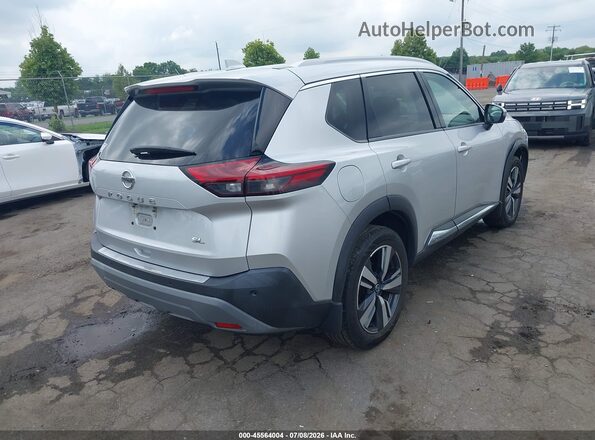 5N1AT3CA4MC679692 2021 NISSAN ROGUE Silver Tył prawy