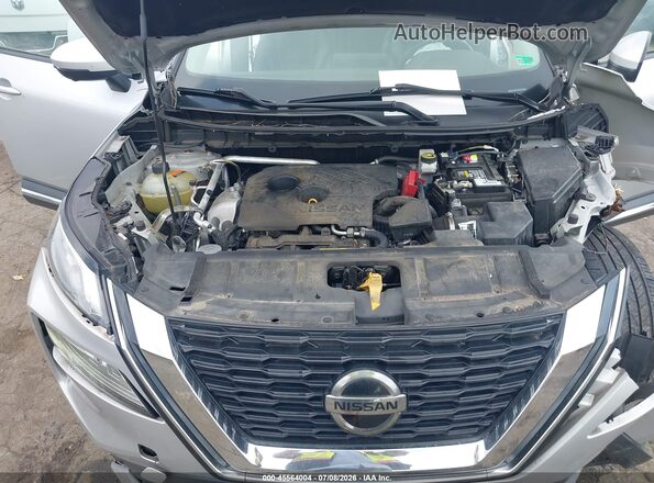 5N1AT3CA4MC679692 2021 NISSAN ROGUE Silver Widok z tyłu