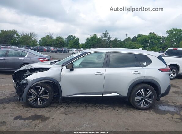 5N1AT3CA4MC679692 2021 NISSAN ROGUE Silver Widok wnętrza 360 stopni