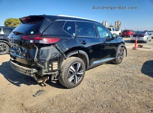 5N1AT3CA4MC766993 2021 NISSAN ROGUE Черный Задняя правая четверть