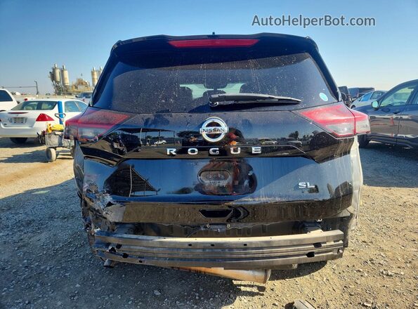 5N1AT3CA4MC766993 2021 NISSAN ROGUE Черный Вид сзади