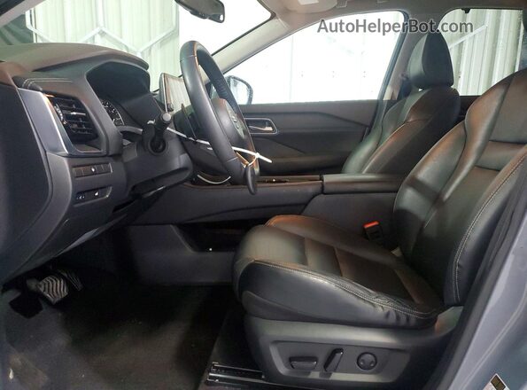5N1AT3CA5MC728544 2021 NISSAN ROGUE Gray წინა სალონის ხედი