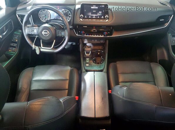 5N1AT3CA5MC728544 2021 NISSAN ROGUE Gray წინა პანელის ხედი