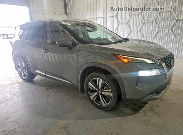 5N1AT3CA5MC728544 2021 NISSAN ROGUE Gray წინა მარჯვენა