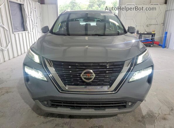 5N1AT3CA5MC728544 2021 NISSAN ROGUE Gray წინა ხედი