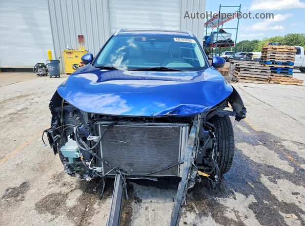 5N1AT3CA9MC730748 2021 NISSAN ROGUE Blue Դիմացի տեսք