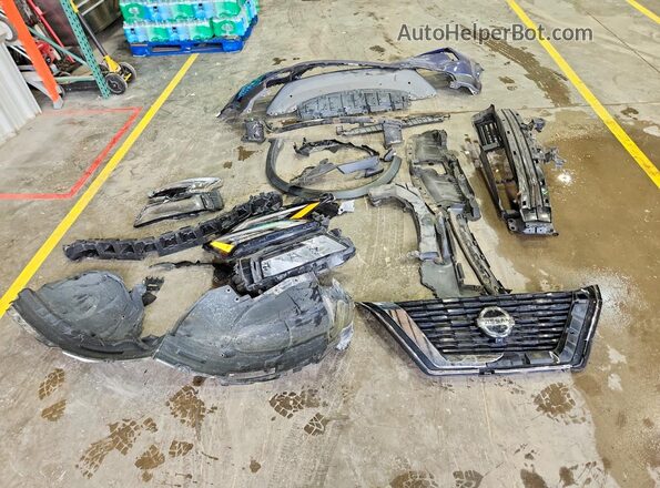 5N1AT3CA9MC730748 2021 NISSAN ROGUE Blue VIN կոդի պիտակի տեսք