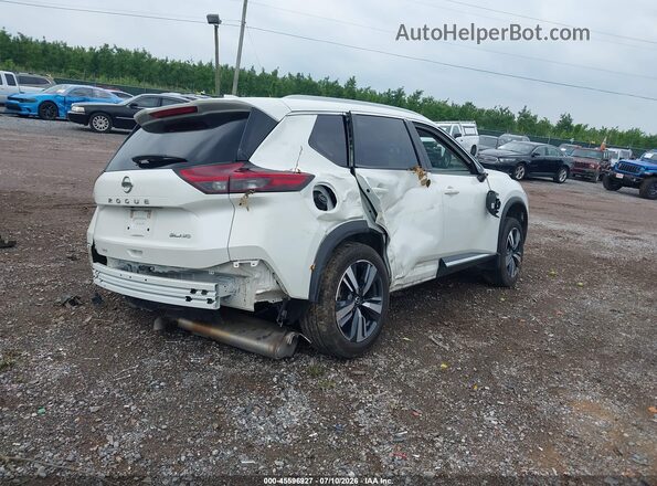 5N1AT3CB4MC680754 2021 NISSAN ROGUE Белый Задняя правая четверть