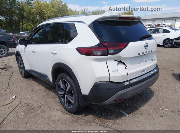 5N1AT3CB4MC681113 2021 NISSAN ROGUE White უკანა მარცხენა