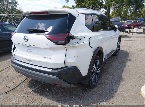 5N1AT3CB4MC681113 2021 NISSAN ROGUE White უკანა მარჯვენა