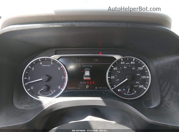 5N1AT3CB4MC681113 2021 NISSAN ROGUE White უკანა სავარძლების ხედი