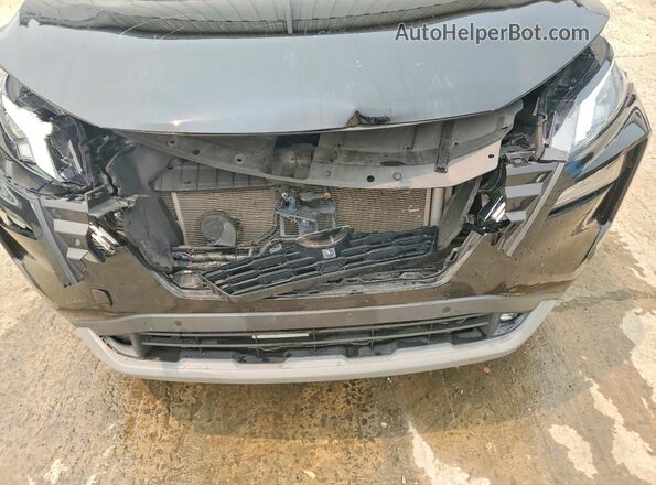 5N1AT3CB9MC678904 2021 NISSAN ROGUE Black Widok wnętrza z tyłu