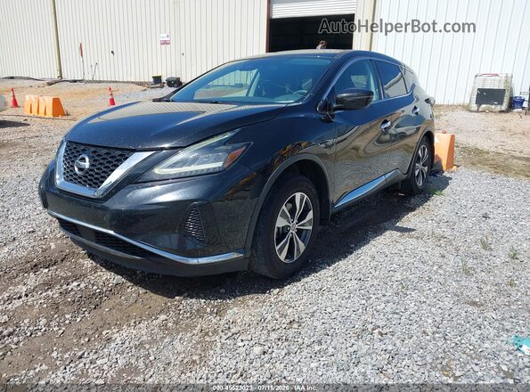5N1AZ2AJ5LN168376 2020 NISSAN MURANO Черный Передняя левая четверть