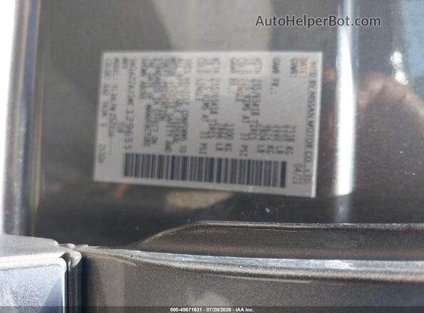 5N1AZ2AJ5MC129655 2021 NISSAN MURANO Gray Շարժիչի բաժամունքի տեսք