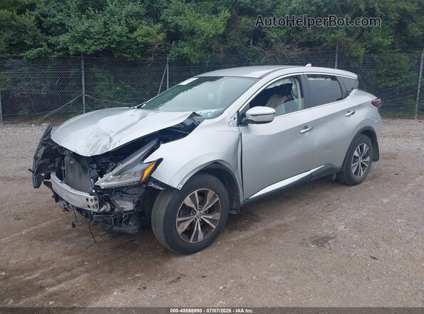 5N1AZ2AS0LN166480 2020 NISSAN MURANO Silver Առջևի ձախ երեք քառորդ տեսարան