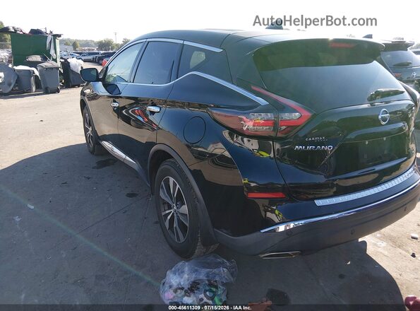 5N1AZ2AS4LN161489 2020 NISSAN MURANO Черный Задняя левая четверть