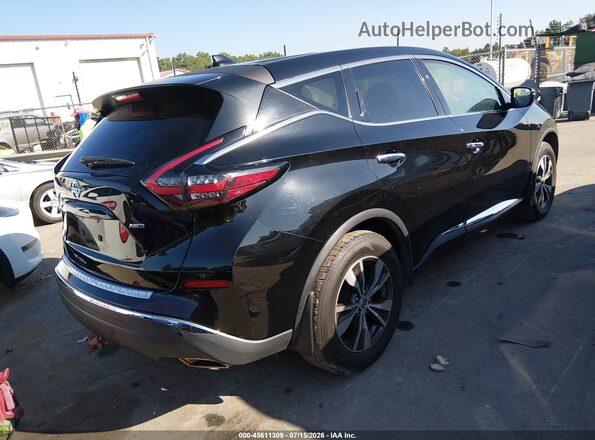 5N1AZ2AS4LN161489 2020 NISSAN MURANO Черный Задняя правая четверть