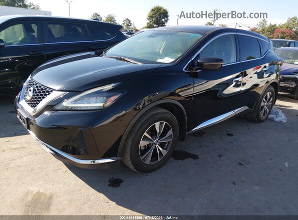 5N1AZ2AS4LN161489 2020 NISSAN MURANO Черный Передняя левая четверть