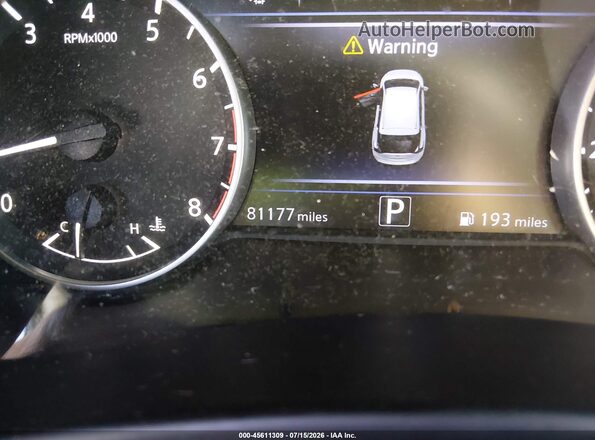 5N1AZ2AS4LN161489 2020 NISSAN MURANO Черный Вид задних сидений