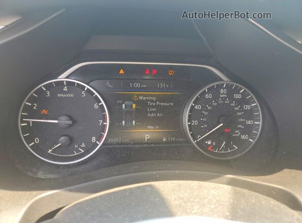 5N1AZ2AS6NC128136 2022 NISSAN MURANO Blue Instrument cluster view