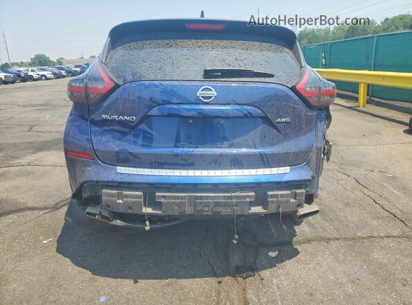 5N1AZ2AS6NC128136 2022 NISSAN MURANO Blue Rear view