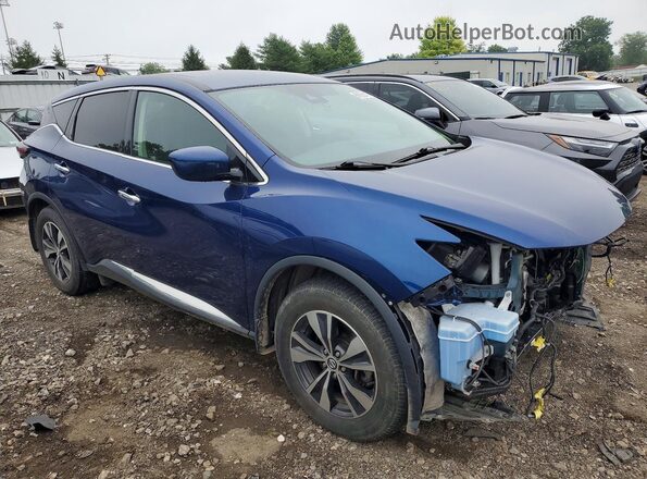 5N1AZ2AS7MC147289 2021 NISSAN MURANO Blue Delantero derecho