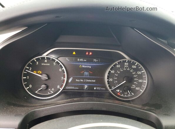 5N1AZ2AS7MC147289 2021 NISSAN MURANO Blue Vista del cuadro de instrumentos