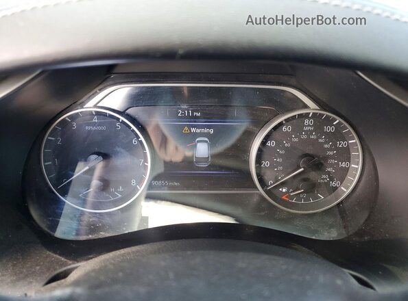 5N1AZ2AS7NC117274 2022 NISSAN MURANO White Вид щитка приладів