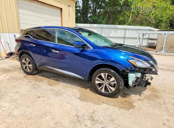 5N1AZ2AS8MC117881 2021 NISSAN MURANO Blue Przód prawy
