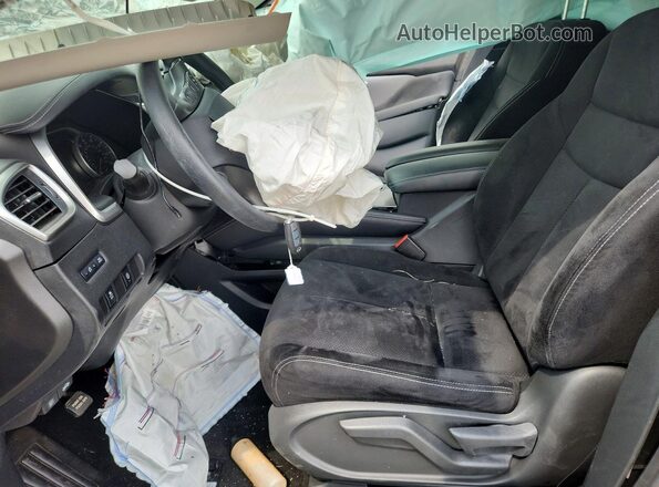 5N1AZ2AS9PC112337 2023 NISSAN MURANO Black Widok wnętrza z przodu