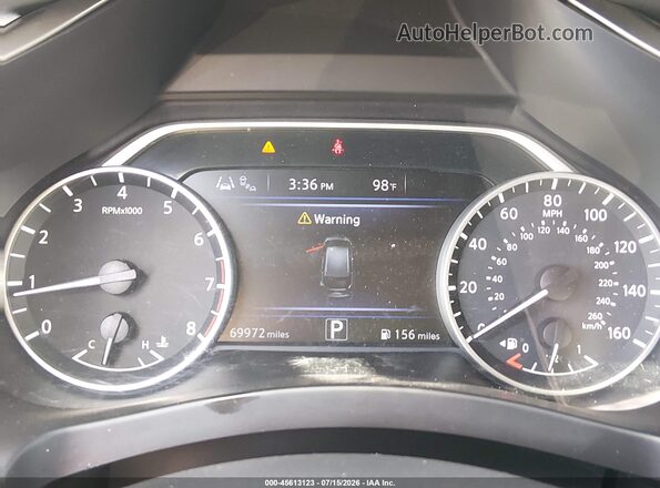 5N1AZ2BS0MC124709 2021 NISSAN MURANO Gray Widok tylnych siedzeń