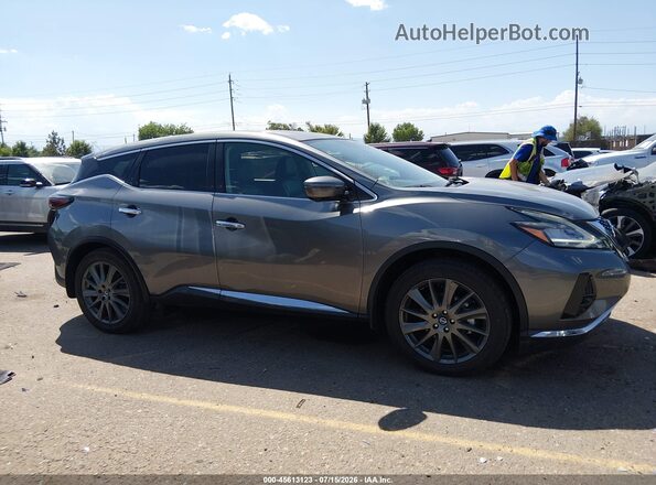 5N1AZ2BS0MC124709 2021 NISSAN MURANO Gray Widok wnętrza z tyłu