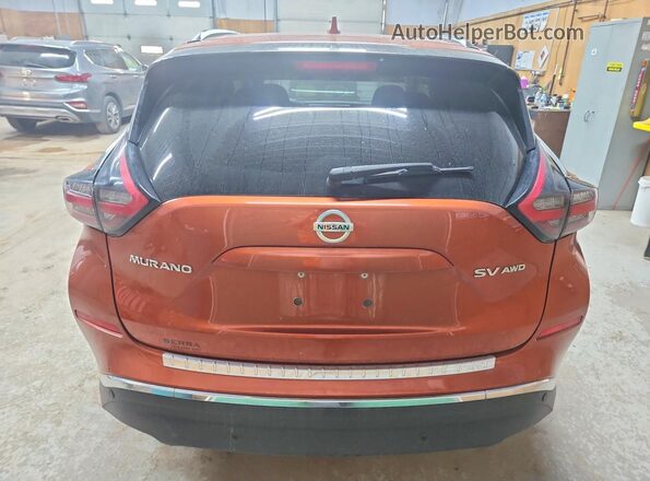 5N1AZ2BS2MC127398 2021 NISSAN MURANO Orange Vista trasera