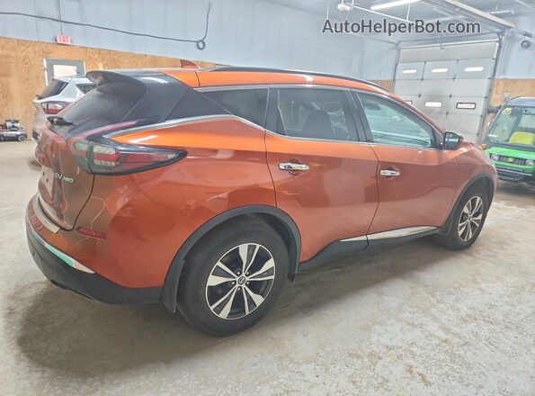 5N1AZ2BS2MC127398 2021 NISSAN MURANO Orange Trasero derecho