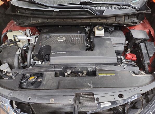 5N1AZ2BS2MC127398 2021 NISSAN MURANO Orange Vista del compartimento del motor