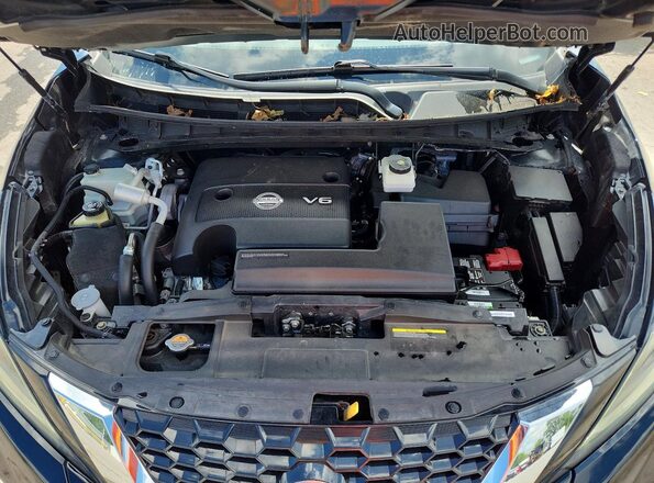 5N1AZ2BS4PC119226 2023 NISSAN MURANO Black უკანა სალონის ხედი