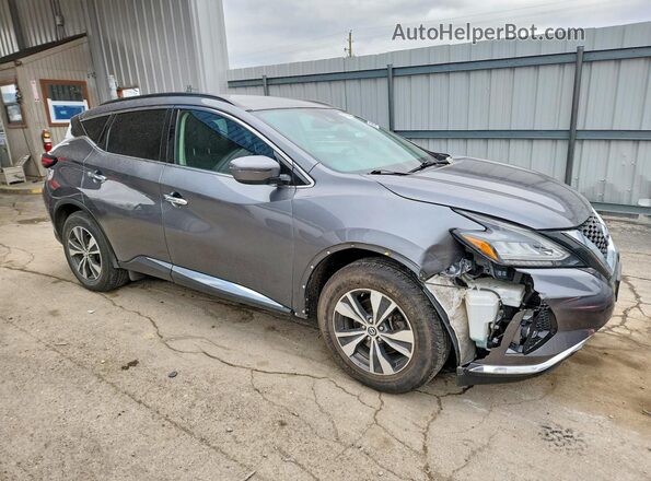5N1AZ2BS6MC124214 2021 NISSAN MURANO Gray Передня права чверть