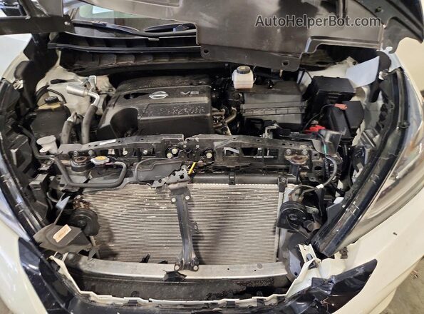 5N1AZ2BS7RC112435 2024 NISSAN MURANO White Vista del compartimento del motor
