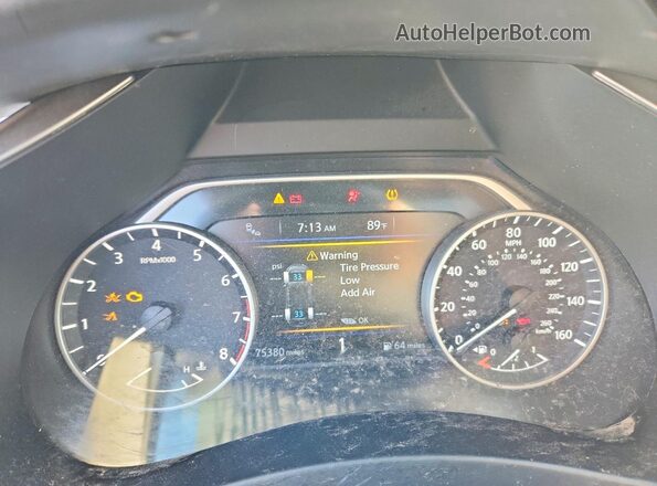 5N1AZ2BS9LN156688 2020 NISSAN MURANO White ხელსაწყოთა პანელის ხედი