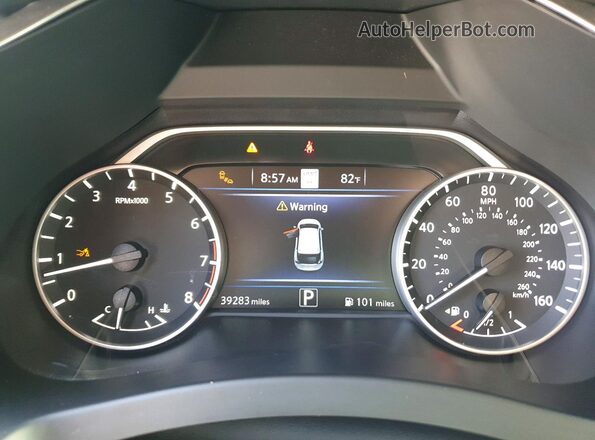 5N1AZ2CJ1PC103944 2023 NISSAN MURANO White ხელსაწყოთა პანელის ხედი