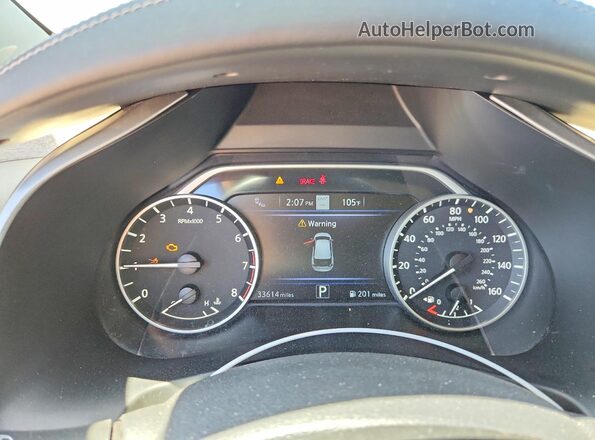 5N1AZ2CJXNC106953 2022 NISSAN MURANO Charcoal Instrument cluster view