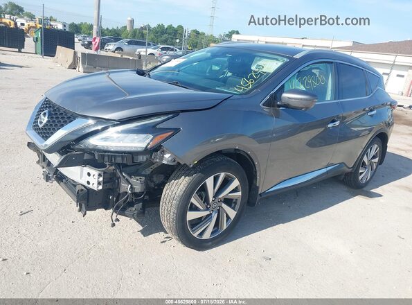 5N1AZ2CS0MC119623 2021 NISSAN MURANO Gray Vista tres cuartos delantera izquierda