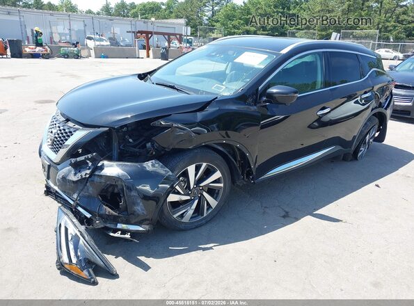 5N1AZ2CS0PC134658 2023 NISSAN MURANO Black წინა მარცხენა ხედი სამი მეოთხედიდან