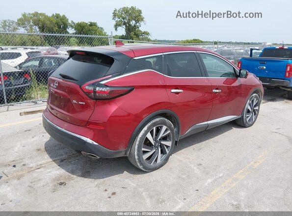 5N1AZ2CS1PC128061 2023 NISSAN MURANO Maroon Rear right