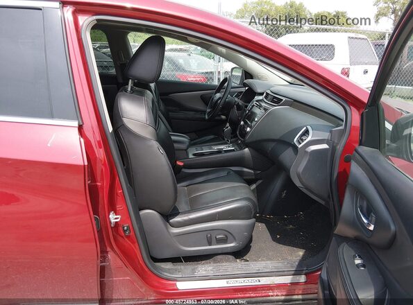 5N1AZ2CS1PC128061 2023 NISSAN MURANO Maroon Front interior view