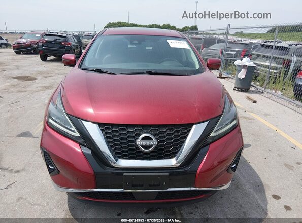 5N1AZ2CS1PC128061 2023 NISSAN MURANO Maroon Instrument cluster view