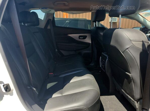 5N1AZ2CS3LN105413 2020 NISSAN MURANO White უკანა სავარძლების ხედი